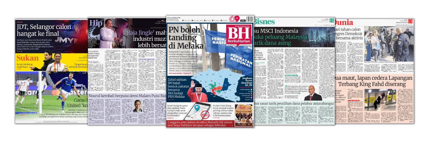 Berita Harian's banner