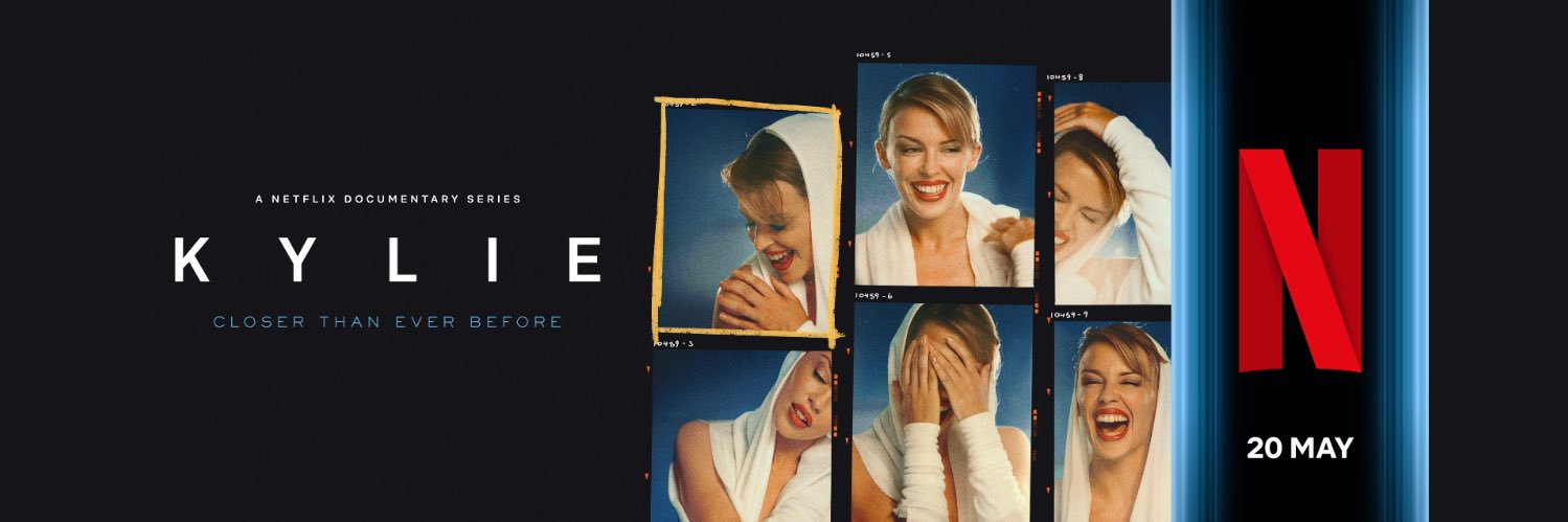 Kylie Minogue's banner
