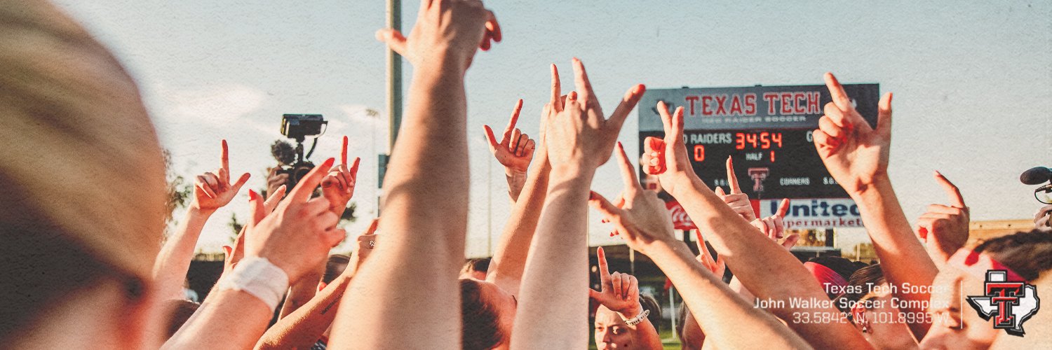 Texas Tech Soccer's banner