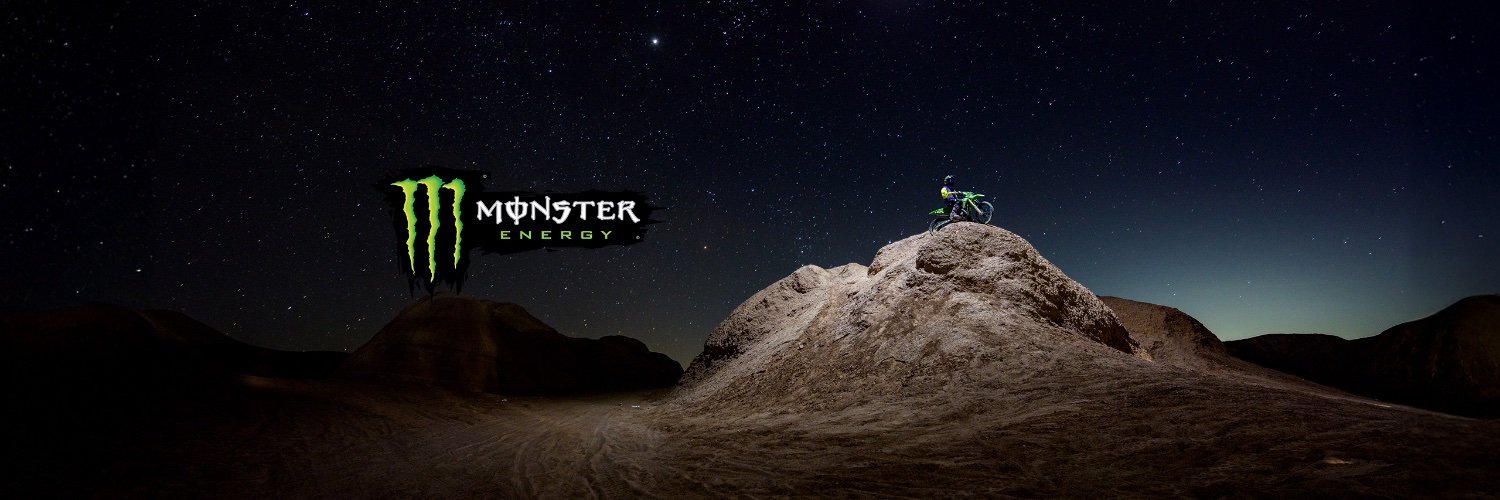 Monster Energy's banner