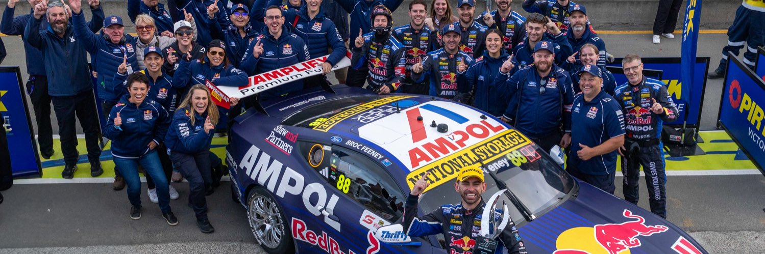Red Bull Ampol Racing's banner