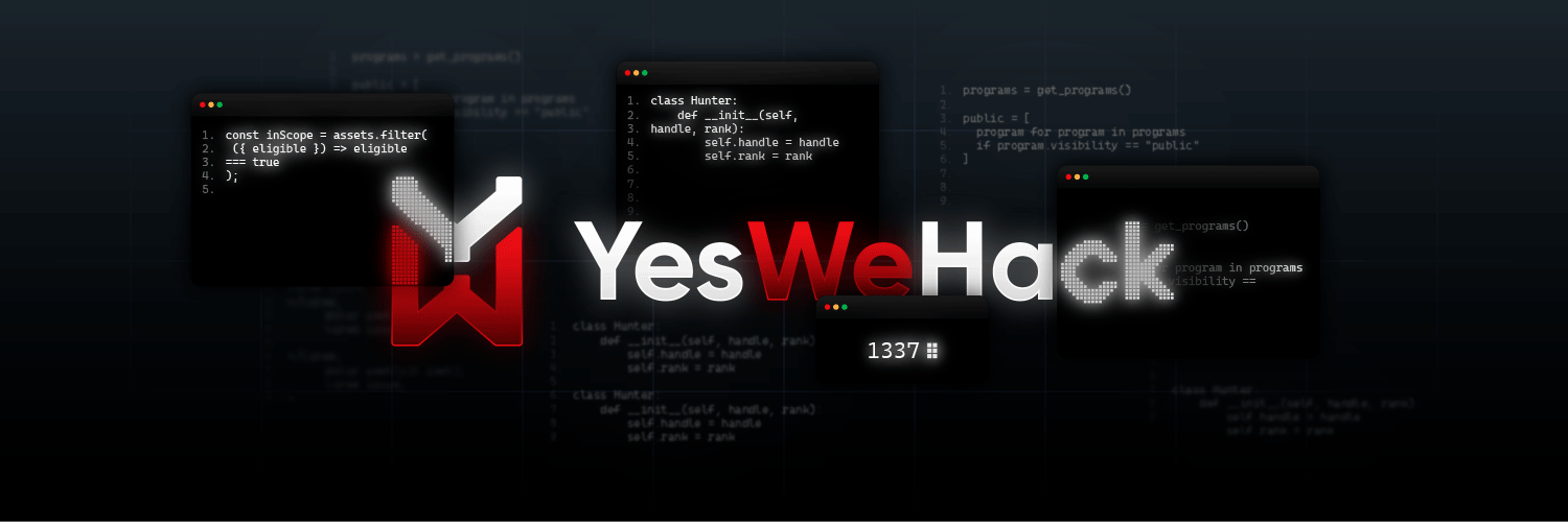 YesWeHack ⠵'s banner