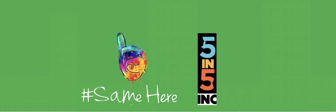 #SameHere Global Mental Health Movement's banner
