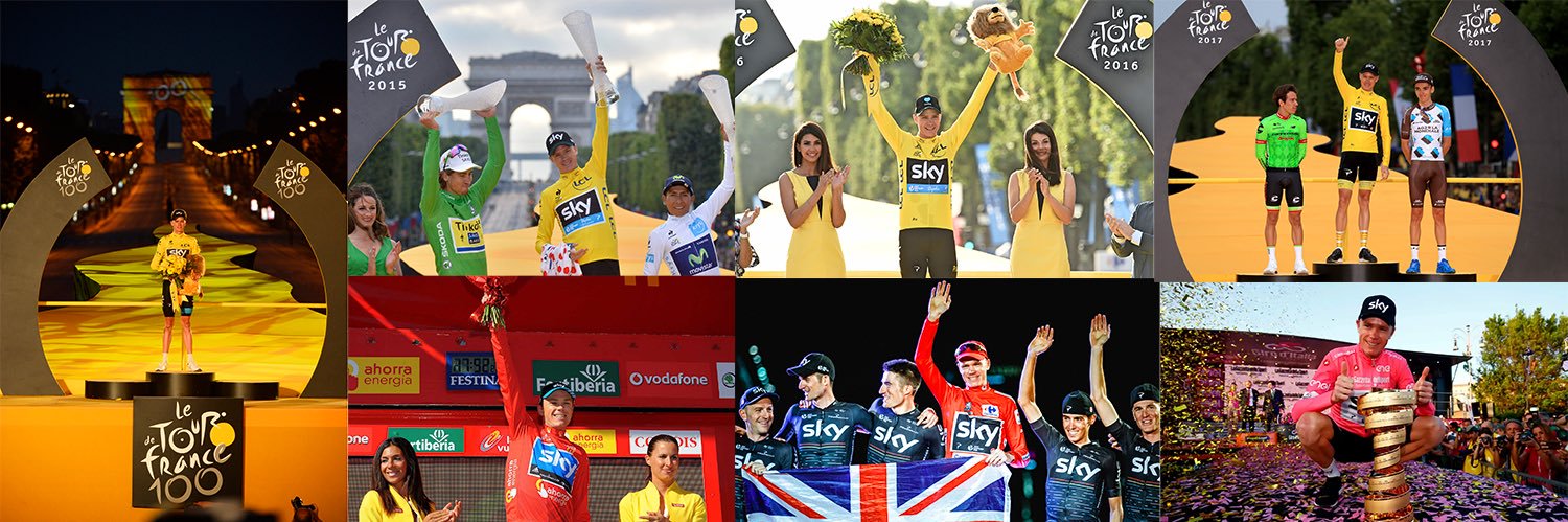 Chris Froome's banner