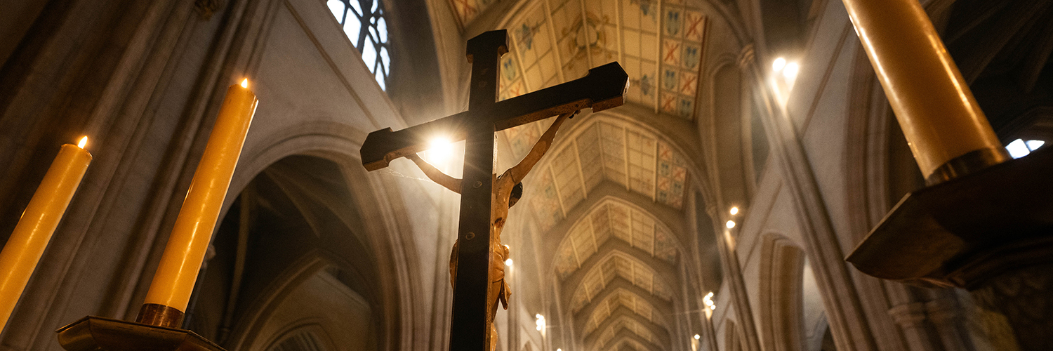 Catholic Church's banner