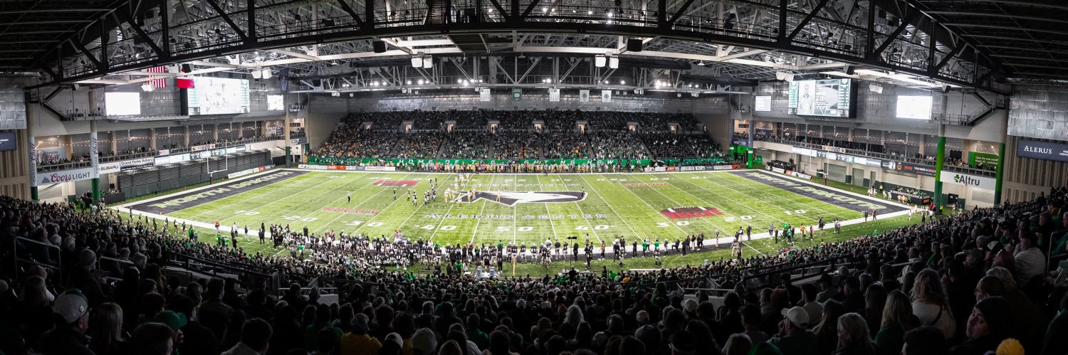 North Dakota Football's banner