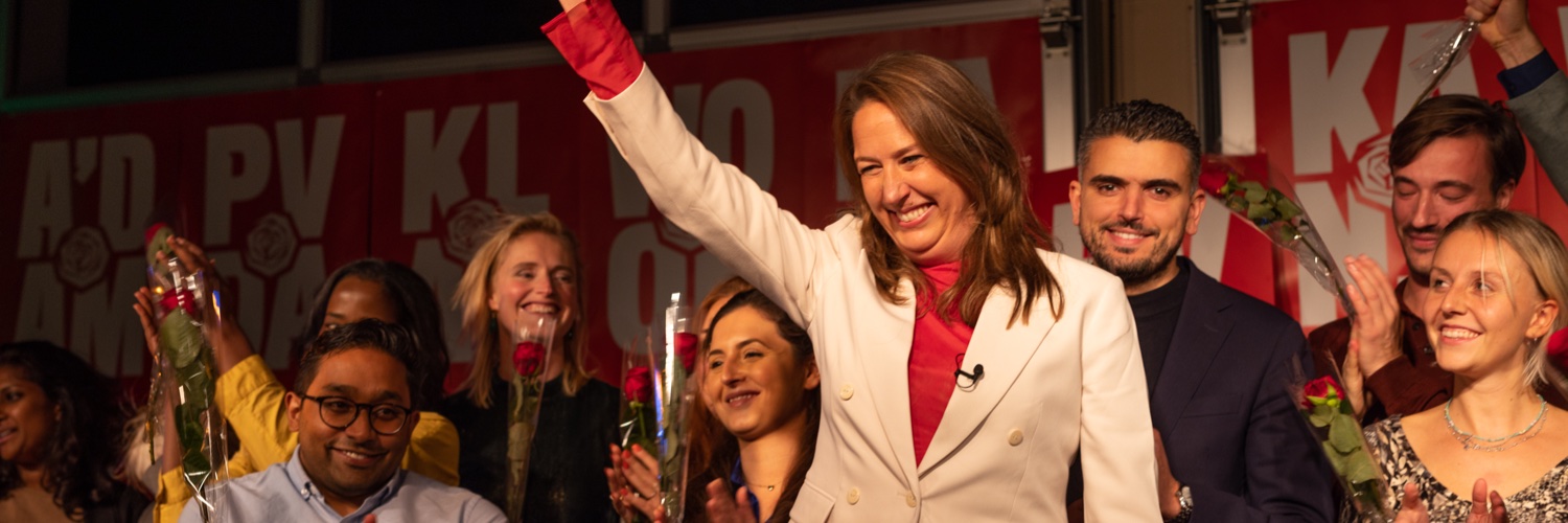 PvdA Amsterdam's banner