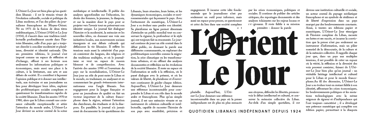 L'Orient-Le Jour's banner