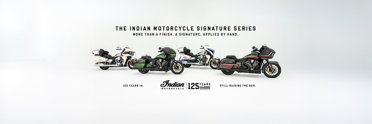 Indian Motorcycle's banner