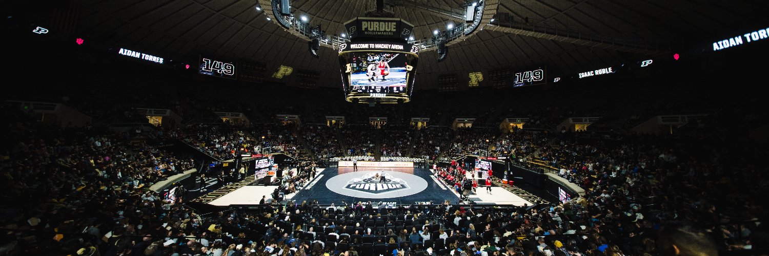 Purdue Wrestling's banner
