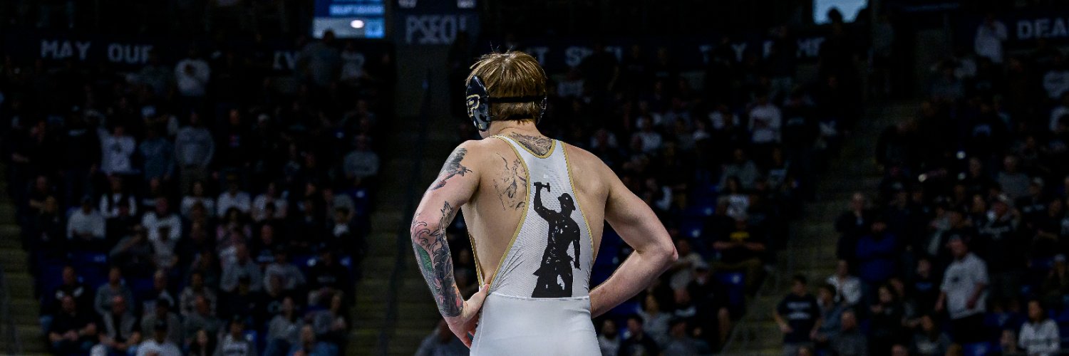 Purdue Wrestling's banner