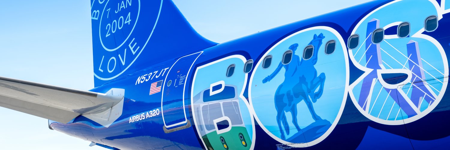 JetBlue's banner
