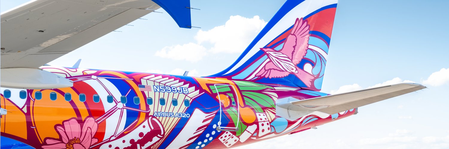JetBlue's banner