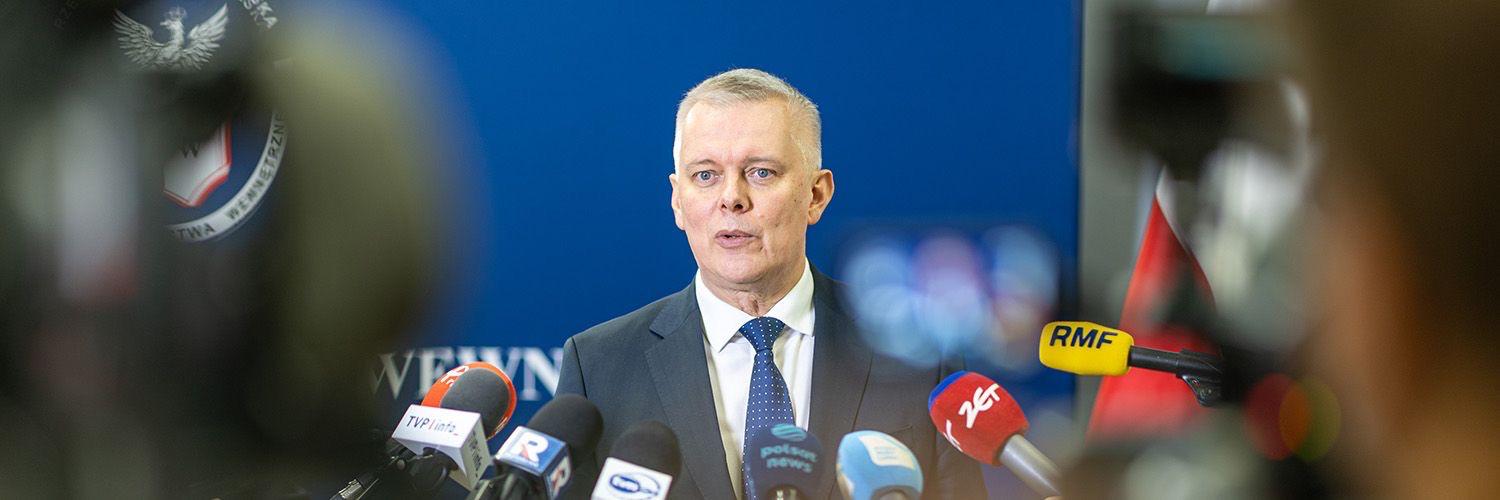 Tomasz Siemoniak's banner