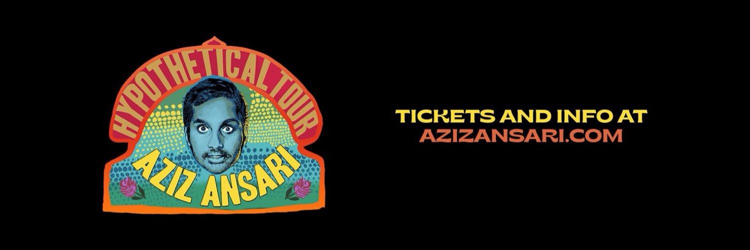 Aziz Ansari's banner