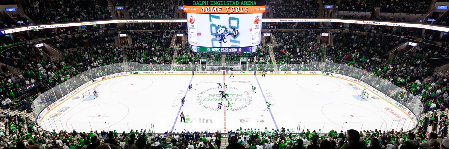 North Dakota Hockey's banner