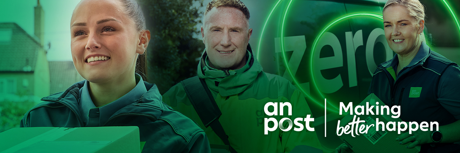 An Post's banner
