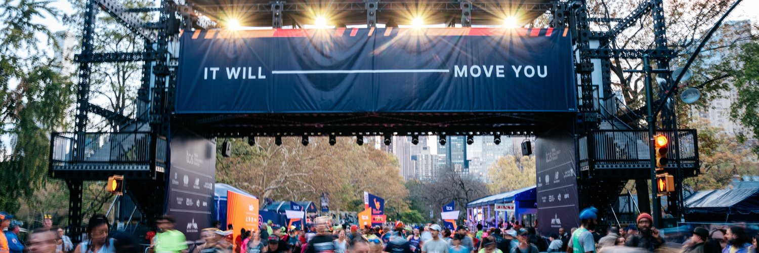 TCS New York City Marathon's banner