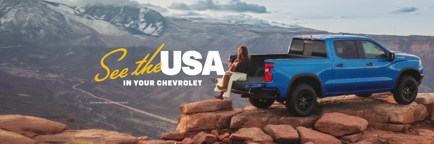 Chevrolet's banner