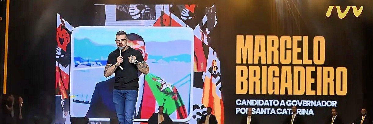 Marcelo Brigadeiro's banner