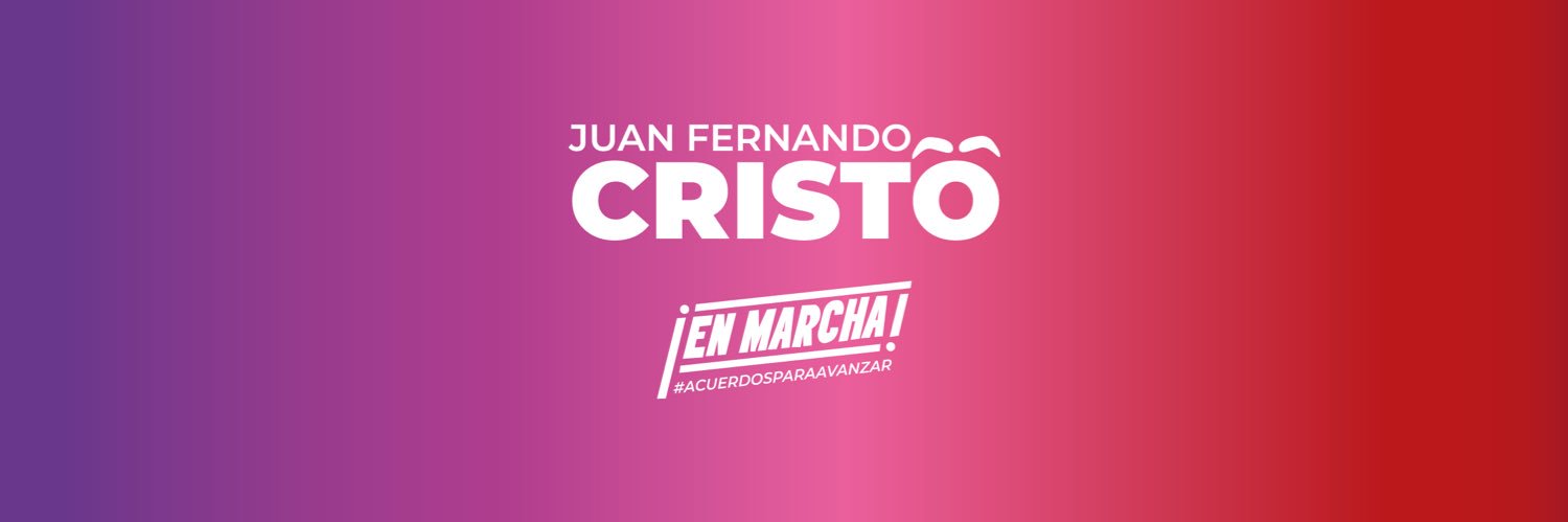 Juan Fernando Cristo's banner
