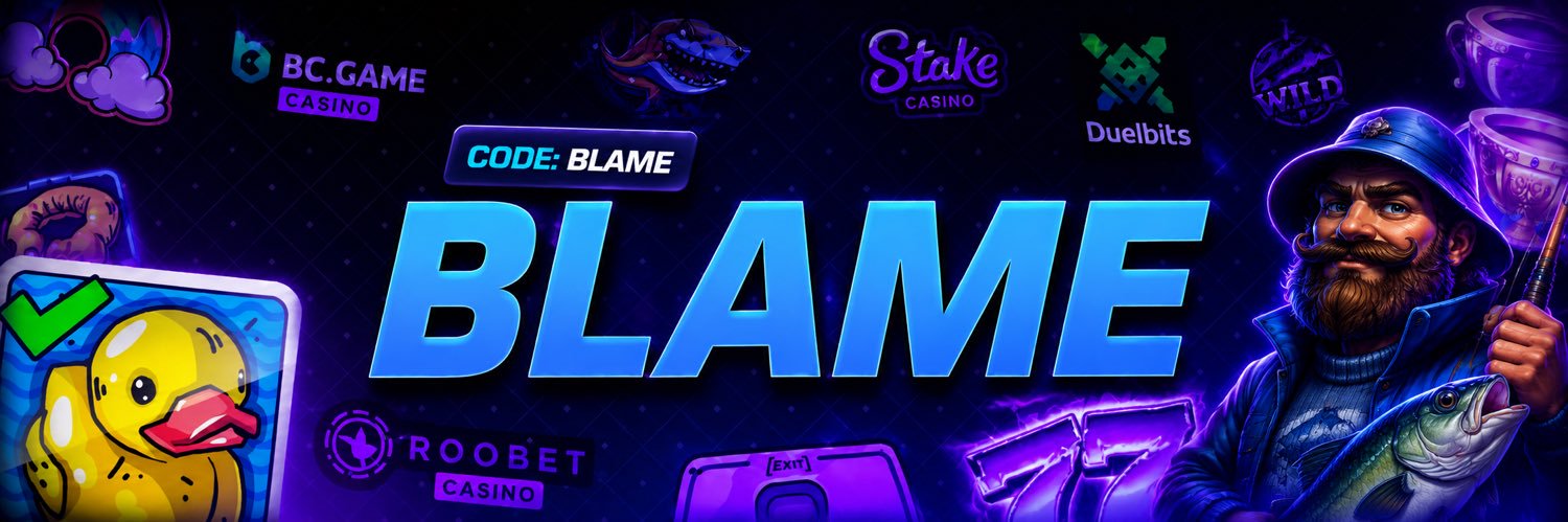 Blame's banner