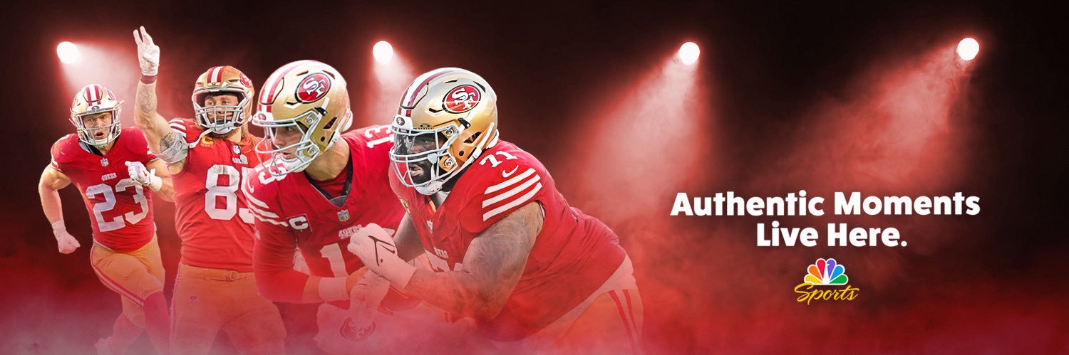 49ers on NBCS's banner