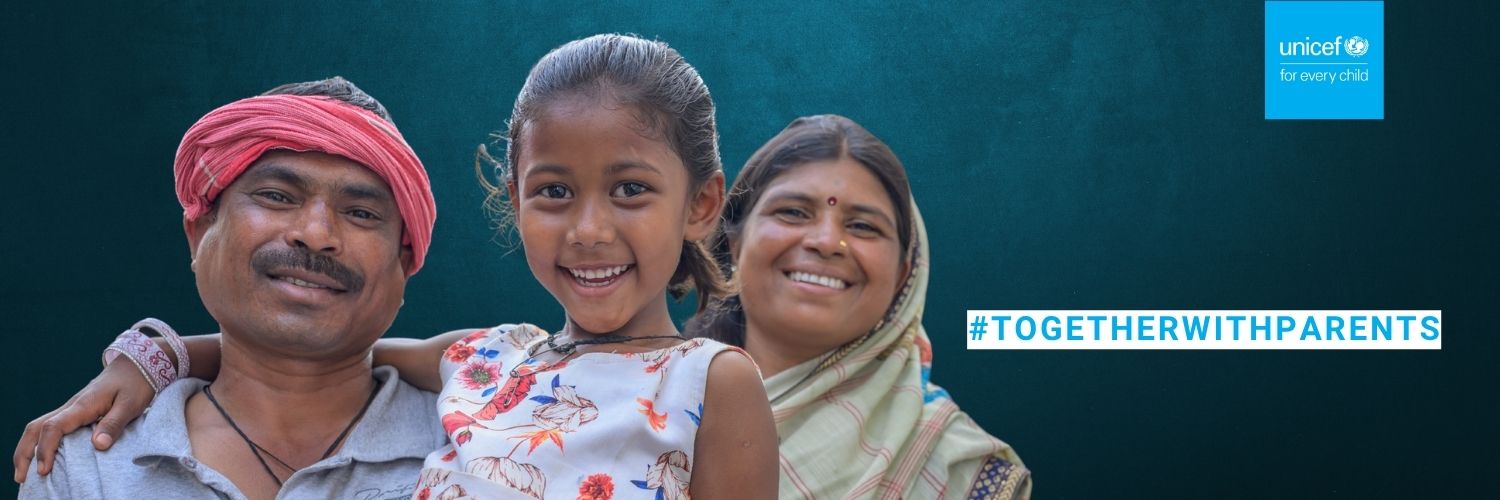 UNICEF India's banner
