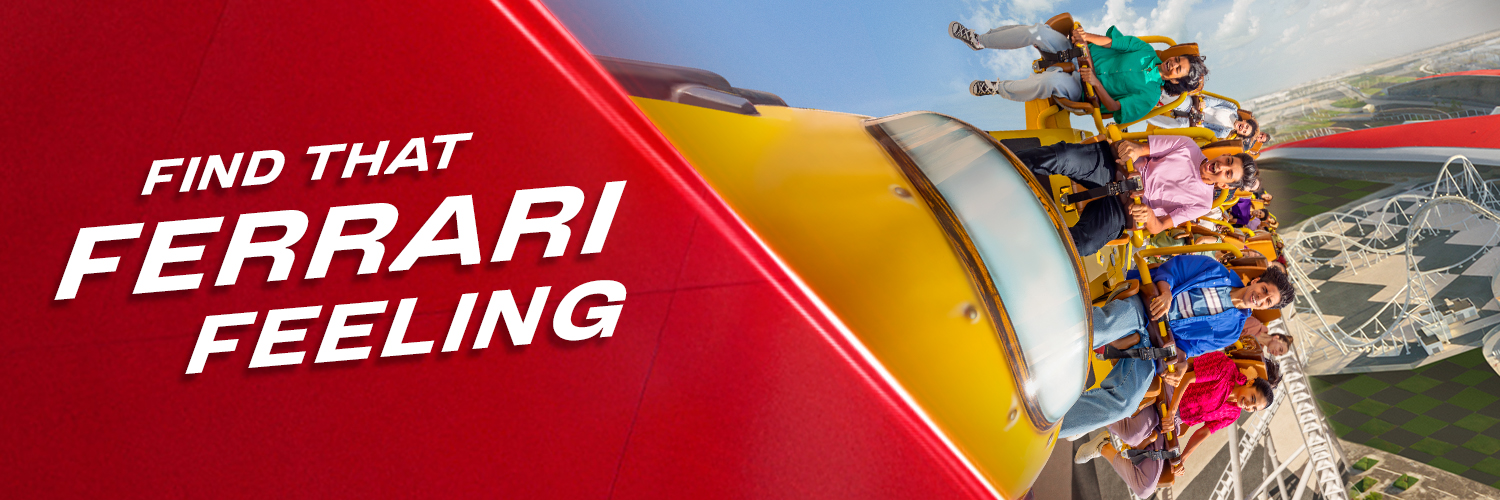 Ferrari World™ Yas Island, Abu Dhabi's banner
