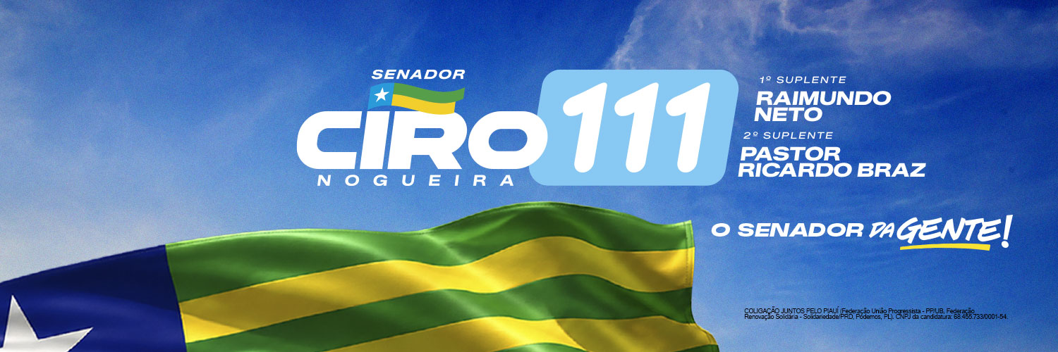 Ciro Nogueira's banner