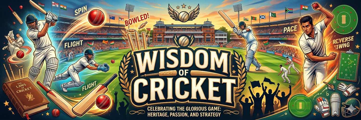Wisdom of Cricket's banner