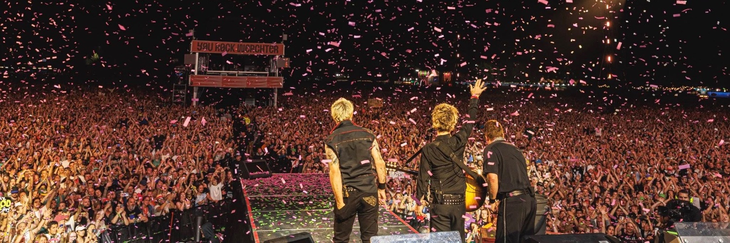 Green Day's banner