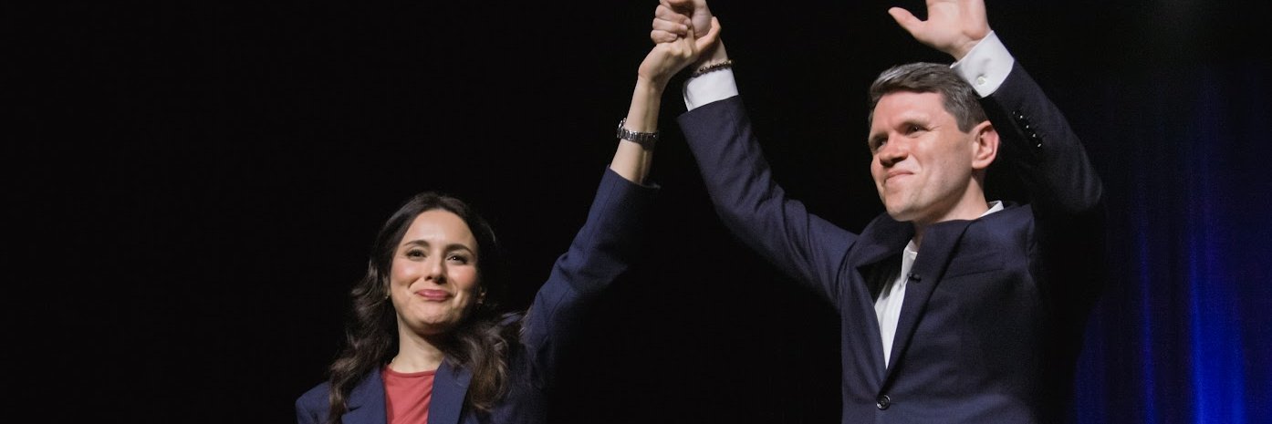 Texas Democratic Party's banner
