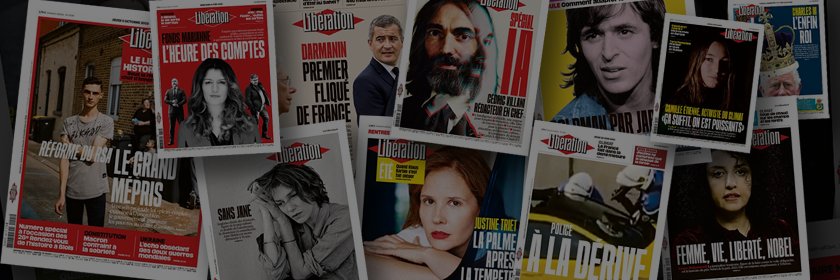Libération's banner