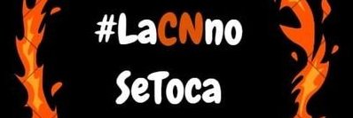 Néstor Núñez's banner