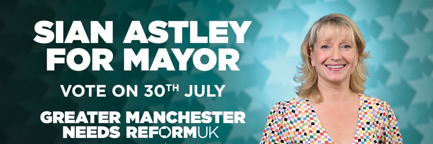 Sian Astley's banner
