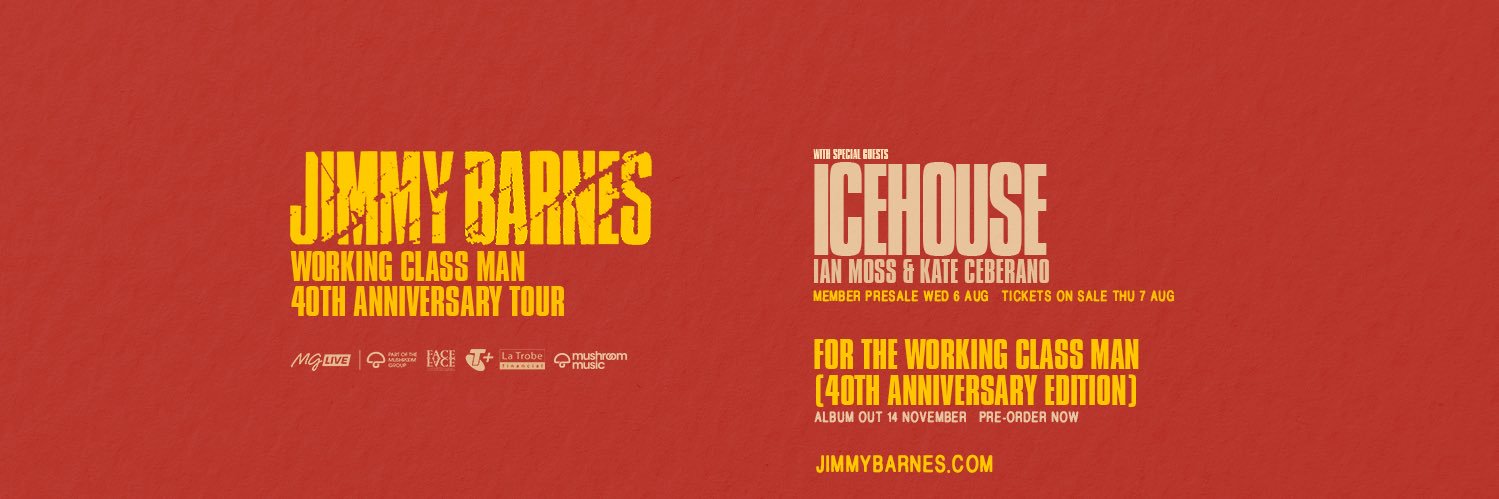 Jimmy Barnes's banner