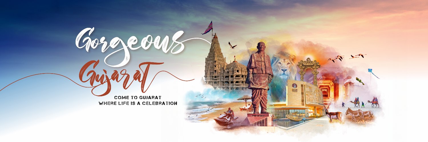 Gujarat Tourism's banner