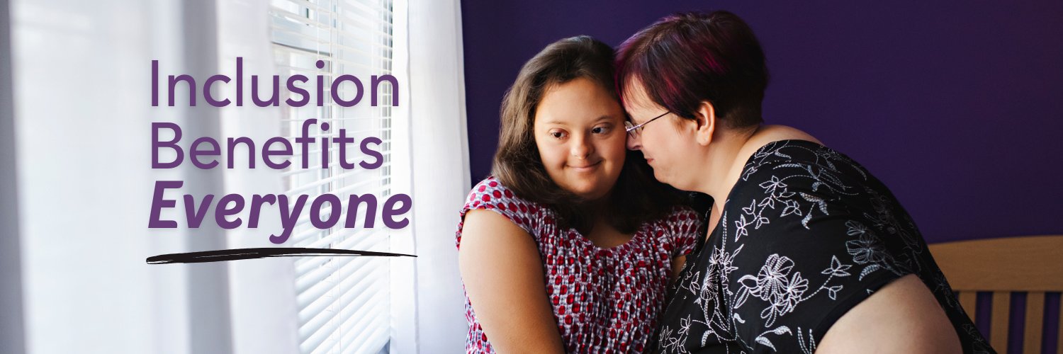 Canadian Down Syndrome Society's banner