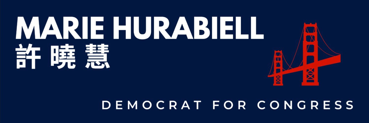 Marie Hurabiell for Congress's banner