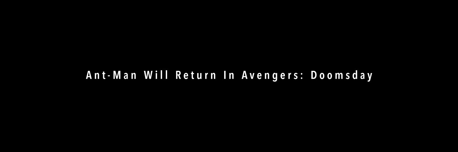 Ant-Man's banner