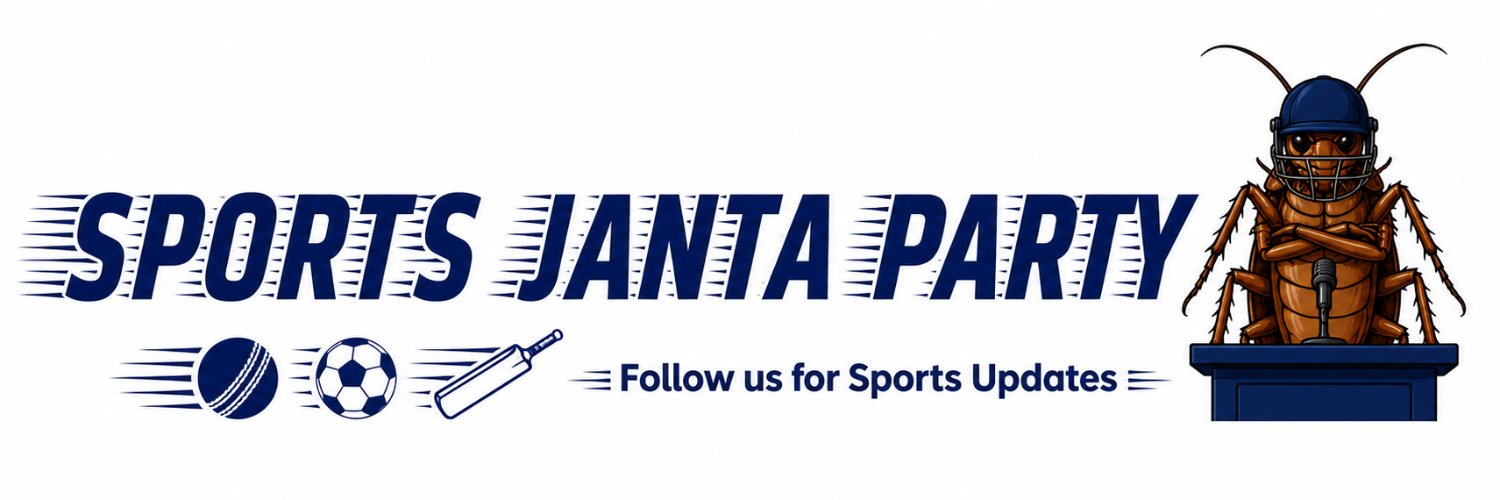 Sports Janta Party's banner