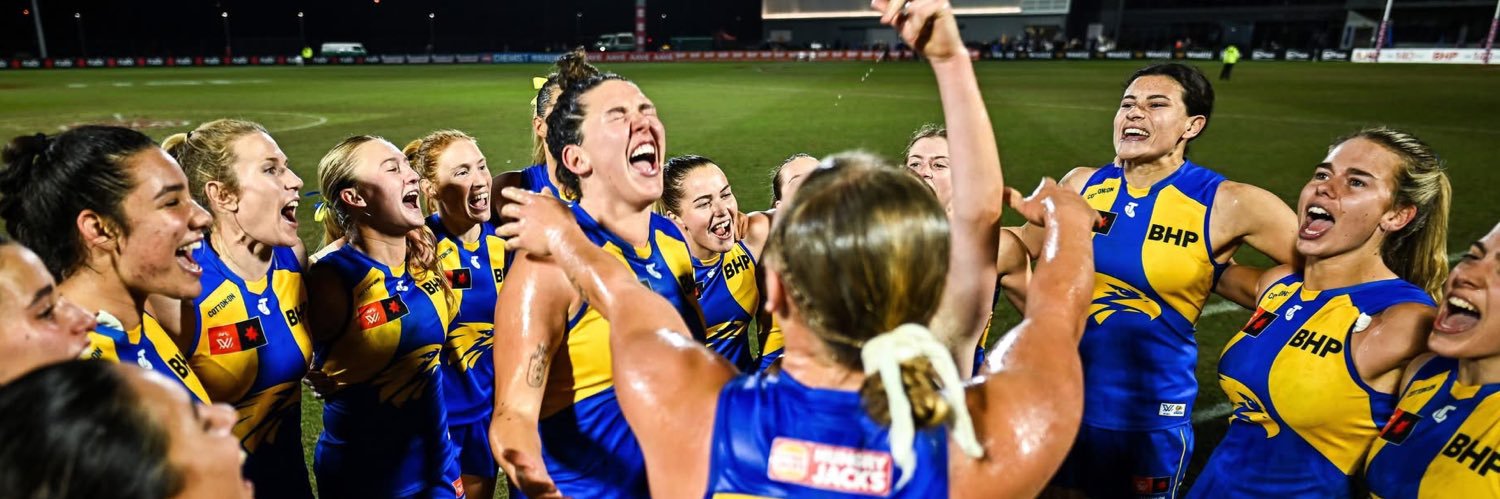West Coast Eagles AFLW's banner