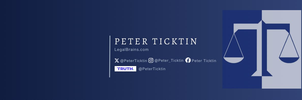 Peter Ticktin's banner