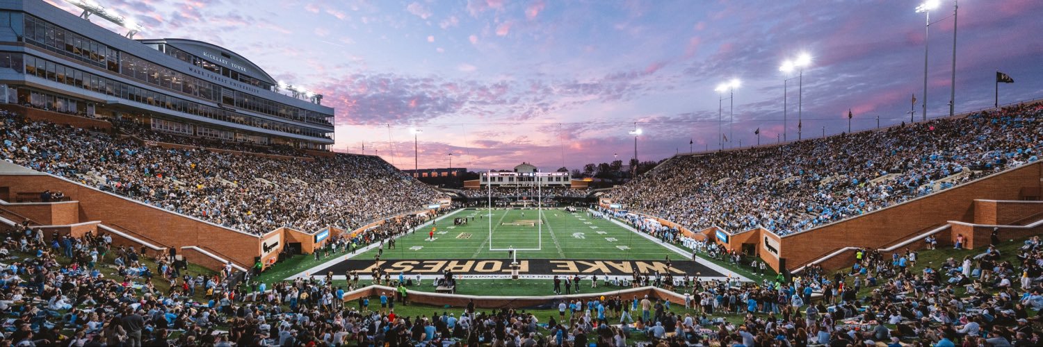 Wake Forest Football's banner