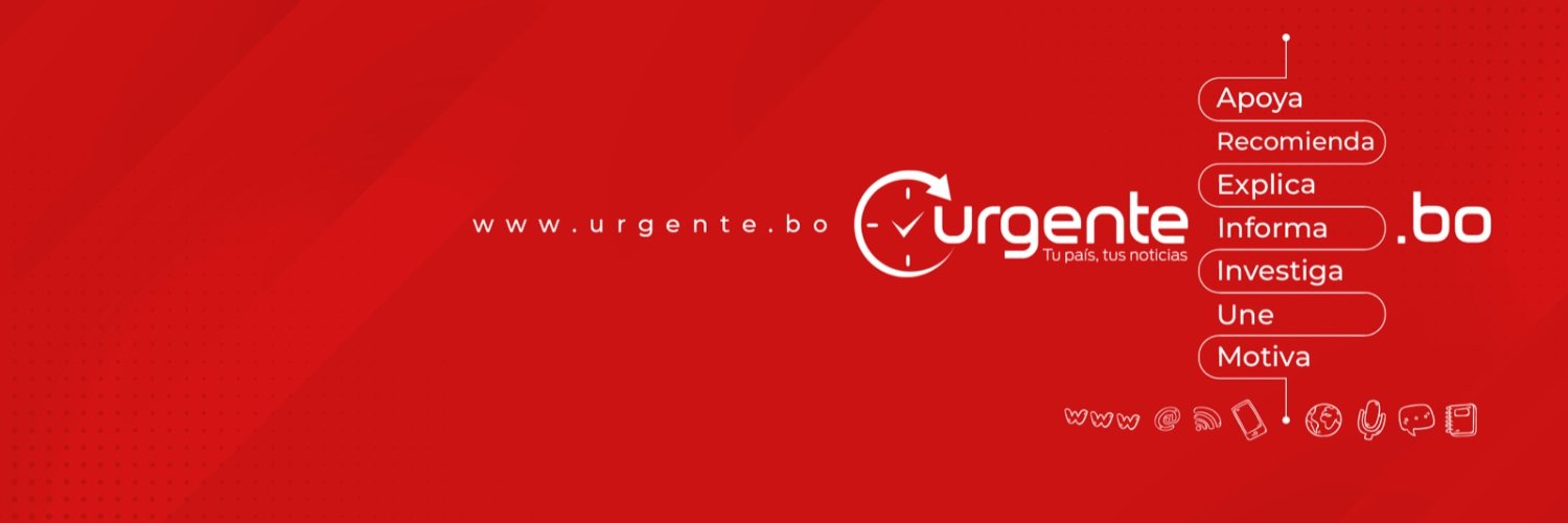Urgente.bo's banner