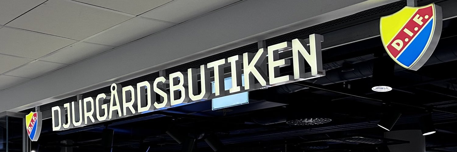 Djurgårdsbutiken's banner