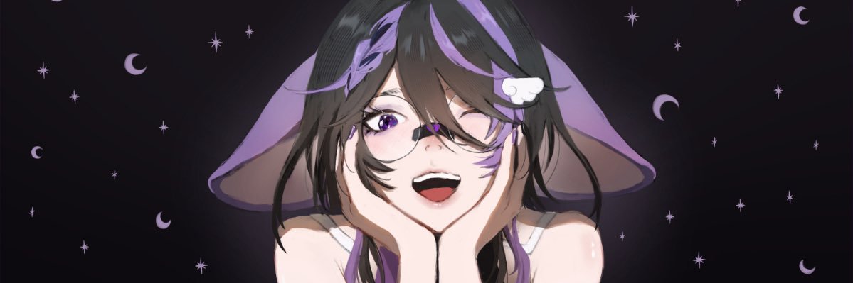 Nana 🌙💜 asmrtist & vtuber 🐰🪽's banner