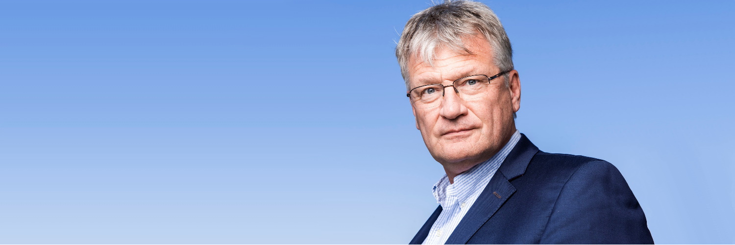 Jörg Meuthen's banner