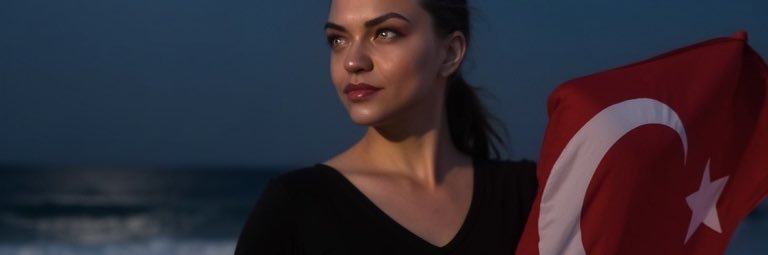 Elif Gökalp's banner